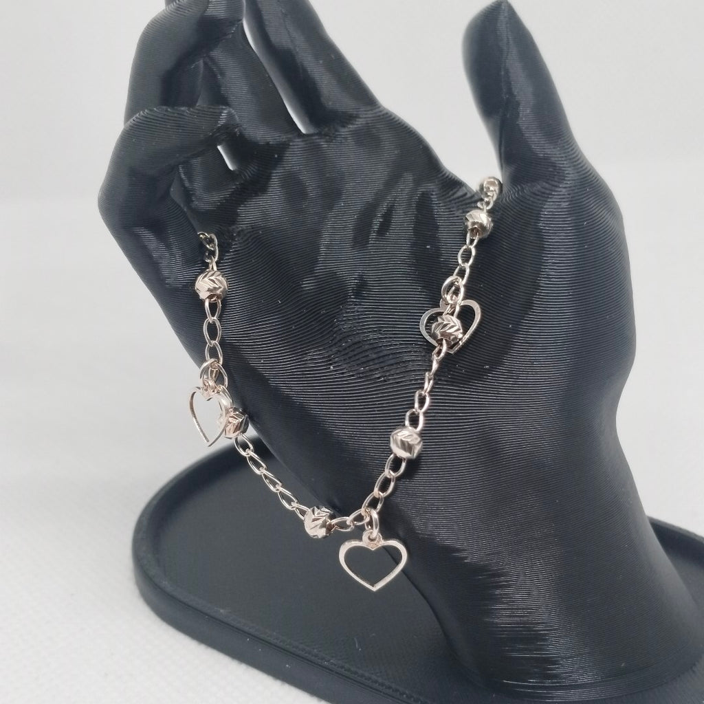 PULSERA TEJIDO ESPECIAL PLATA .925 18 CM 2.7 GR (NUEVO)