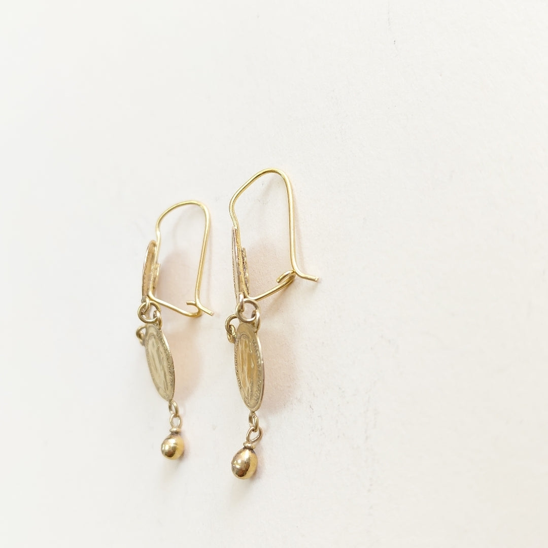 ARETES PAR ORO 10 K 2,00 GRMS (SEMINUEVO)