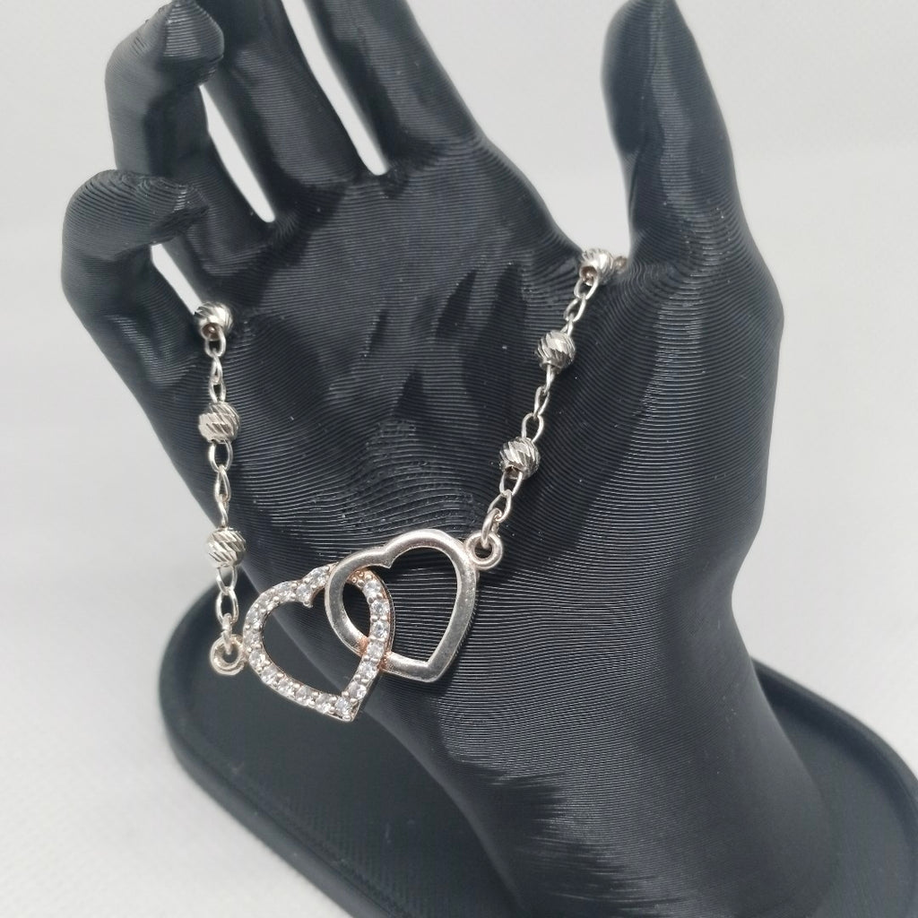 PULSERA TEJIDO TEJIDO ESPECIAL PLATA .925 18 CM 4.1 GR (NUEVO)