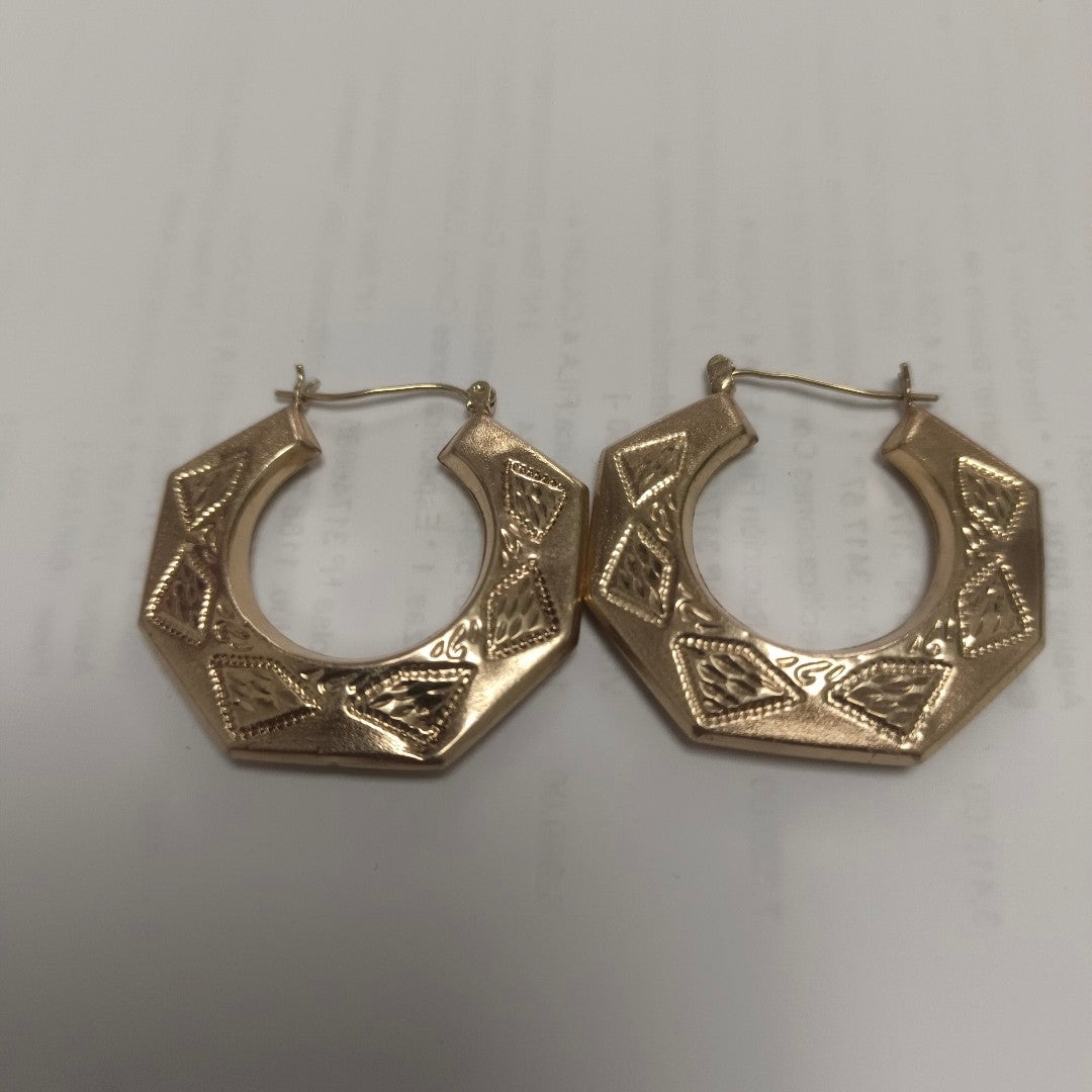 ARRACADAS PAR ORO 10 K 4.2 GRMS (SEMINUEVO)
