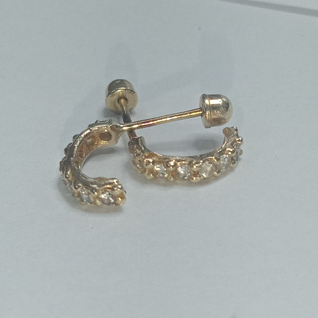 BROQUELES PAR ORO 10 K 0.5 GRMS (SEMINUEVO)