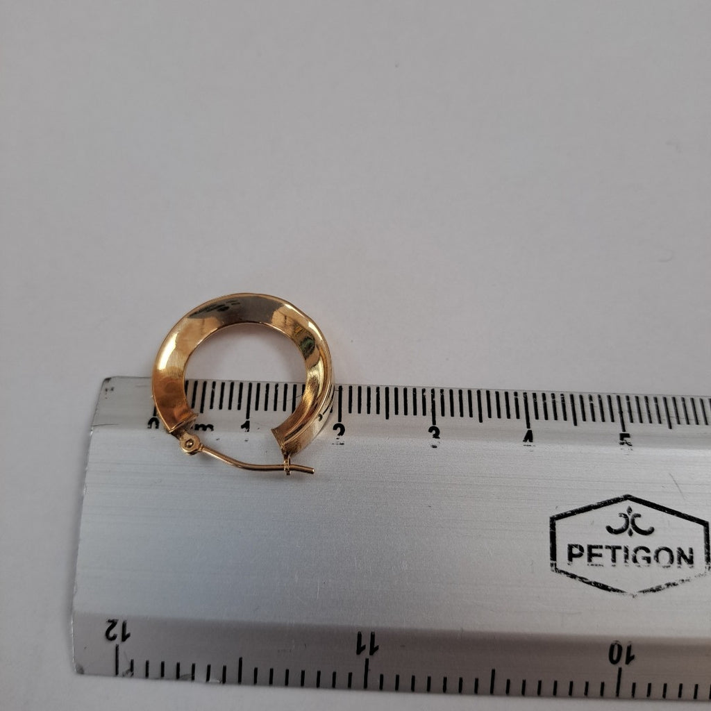 ARRACADAS PAR ORO 14 K 1,50 GRMS (SEMINUEVO)