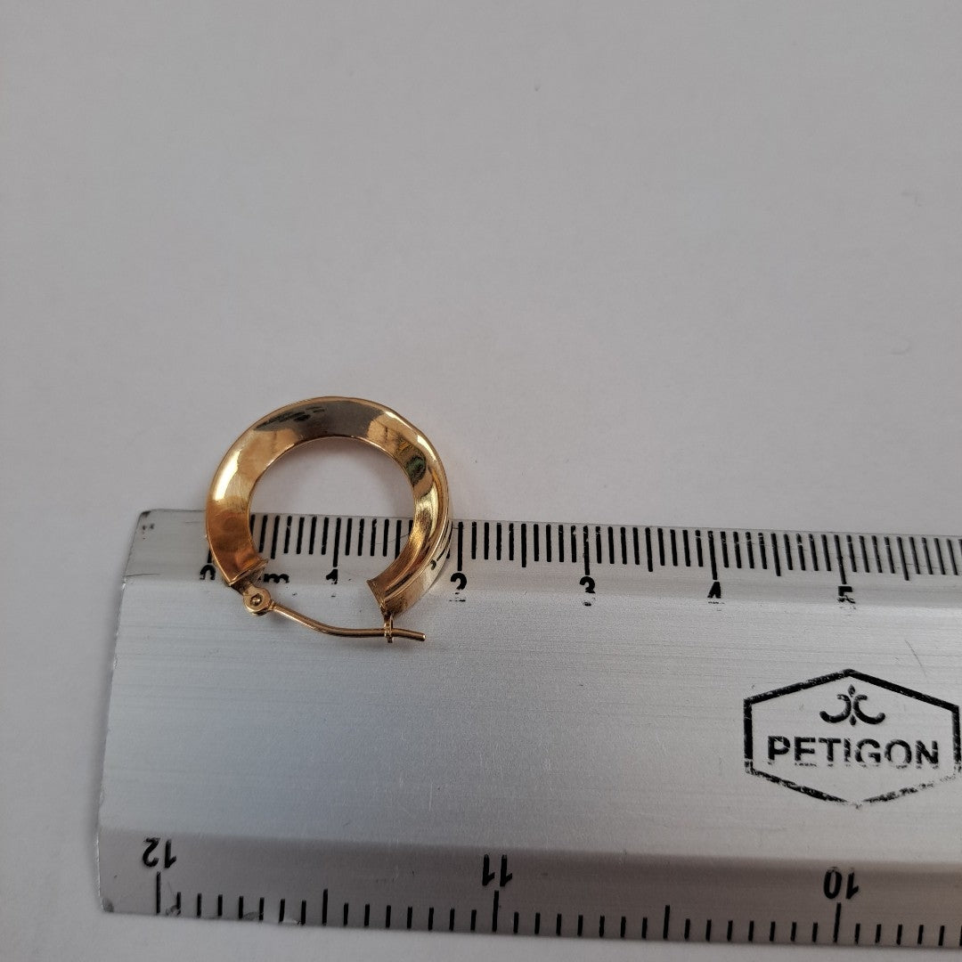 ARRACADAS PAR ORO 14 K 1,50 GRMS (SEMINUEVO)