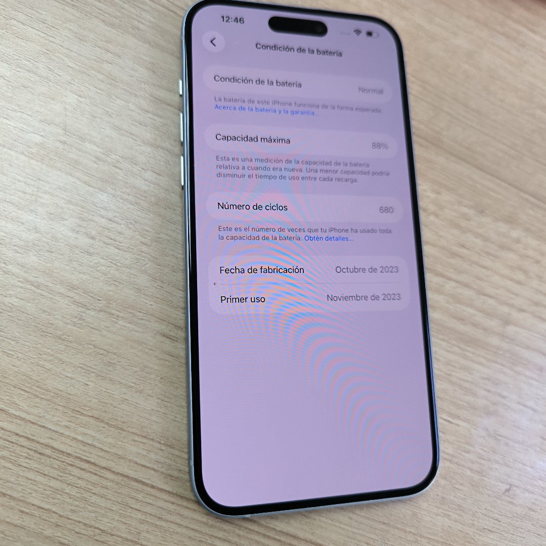 CELULAR APPLE IPHONE 15 PLUS A3093 (2023) 256 GB 6 GB RAM (SEMINUEVO)