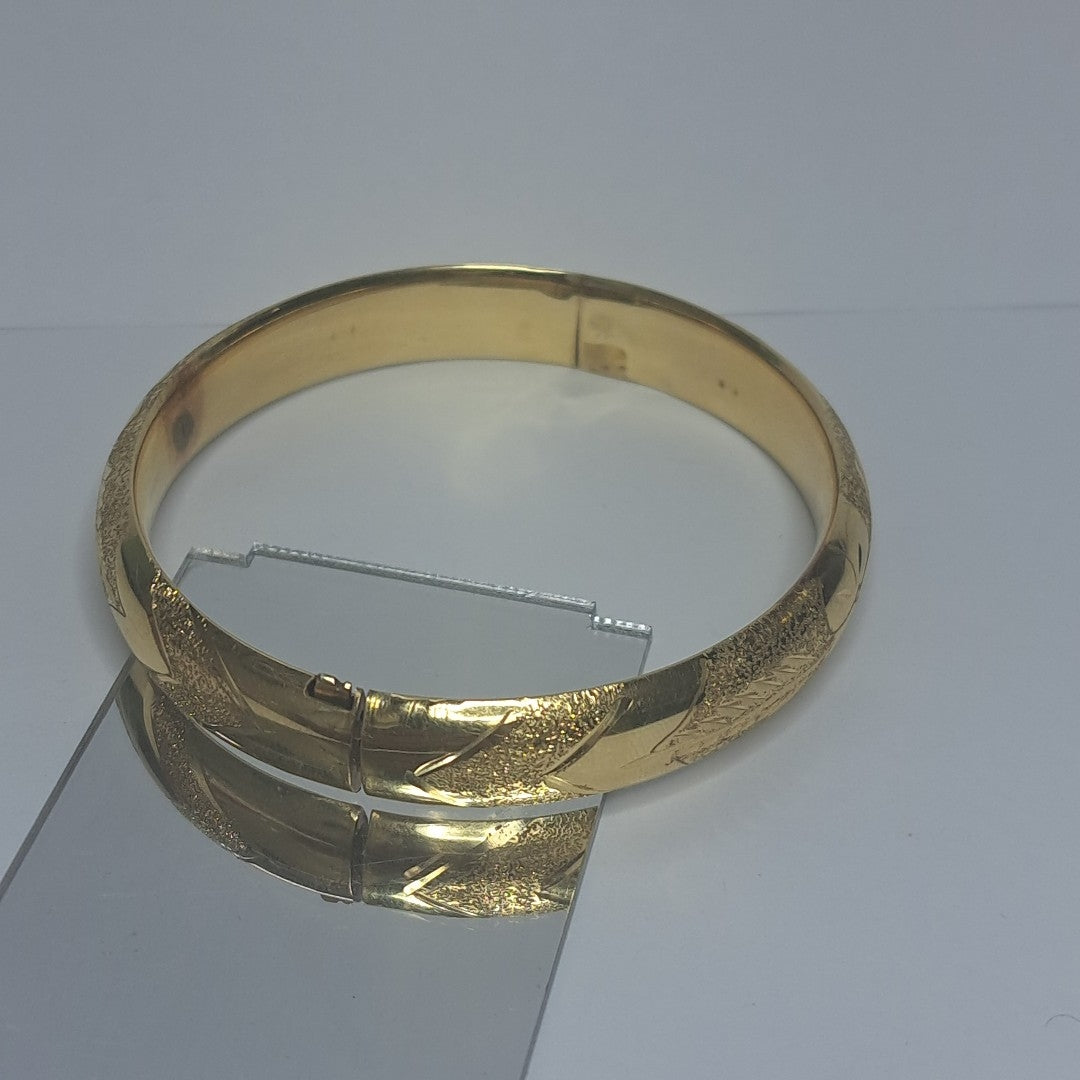 PULSERA RIGIDA ORO 14 K 14.5 GRMS (SEMINUEVO)