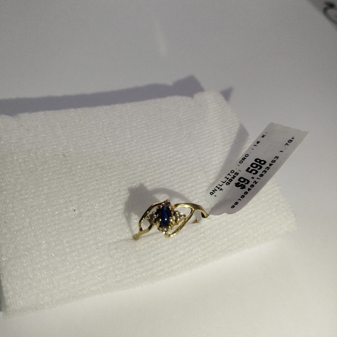 ANILLITO ORO 14 K 1.7 GRMS (SEMINUEVO)