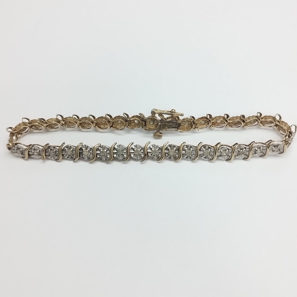 ANILLITO, PULSERA ORO 10 K 6.1 GRMS (SEMINUEVO)