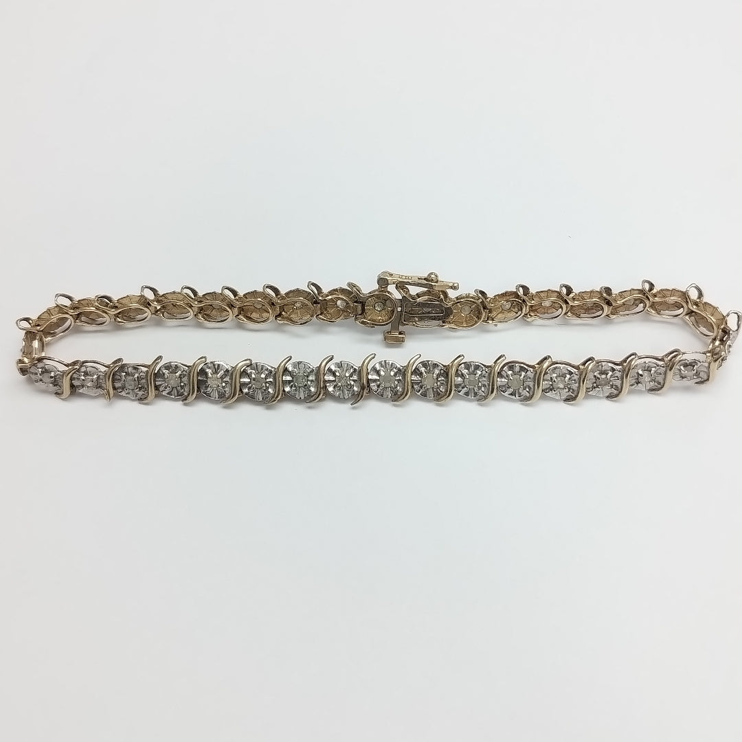 ANILLITO, PULSERA ORO 10 K 6.1 GRMS (SEMINUEVO)