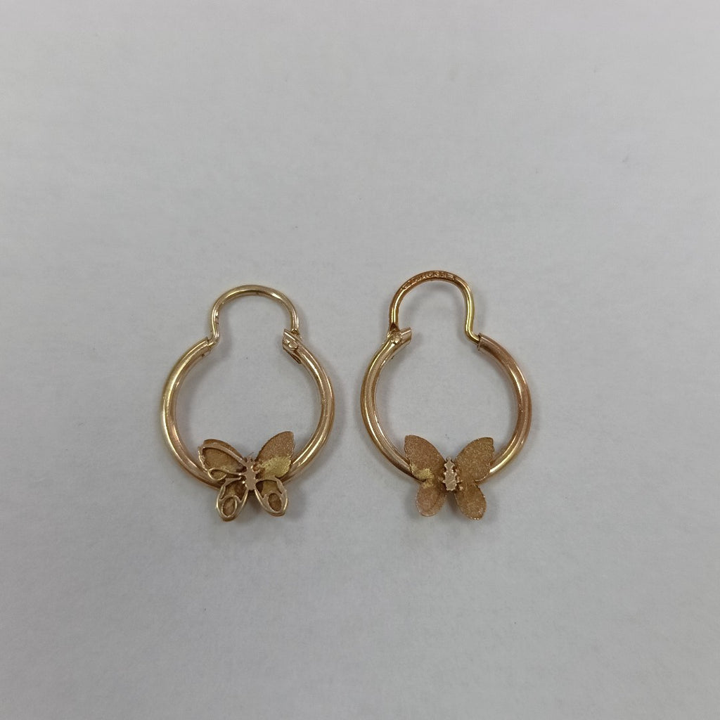 ARETES PAR ORO 10 K 1.1 GRMS (SEMINUEVO)