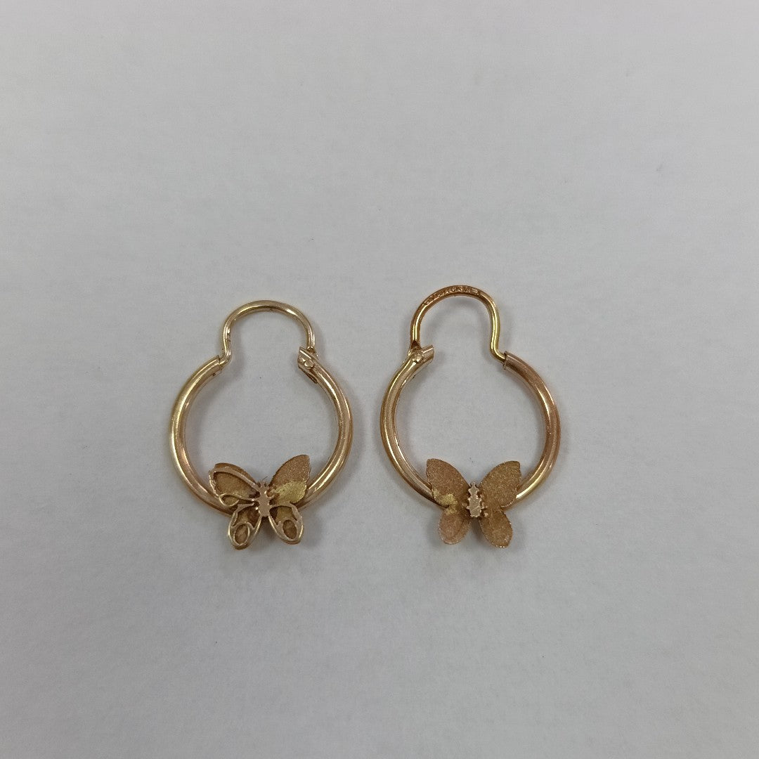 ARETES PAR ORO 10 K 1.1 GRMS (SEMINUEVO)