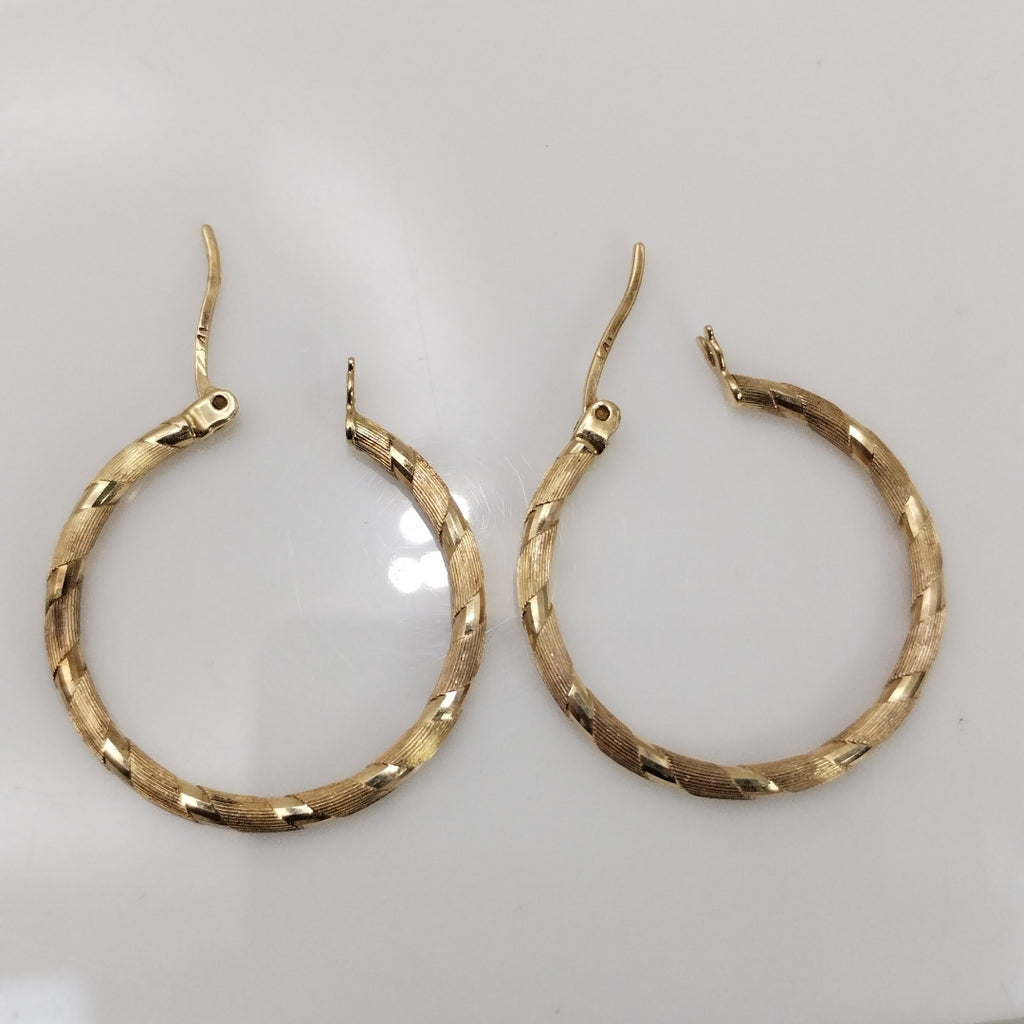 ARRACADAS PAR ORO 14 K 2.6 GRMS (SEMINUEVO)