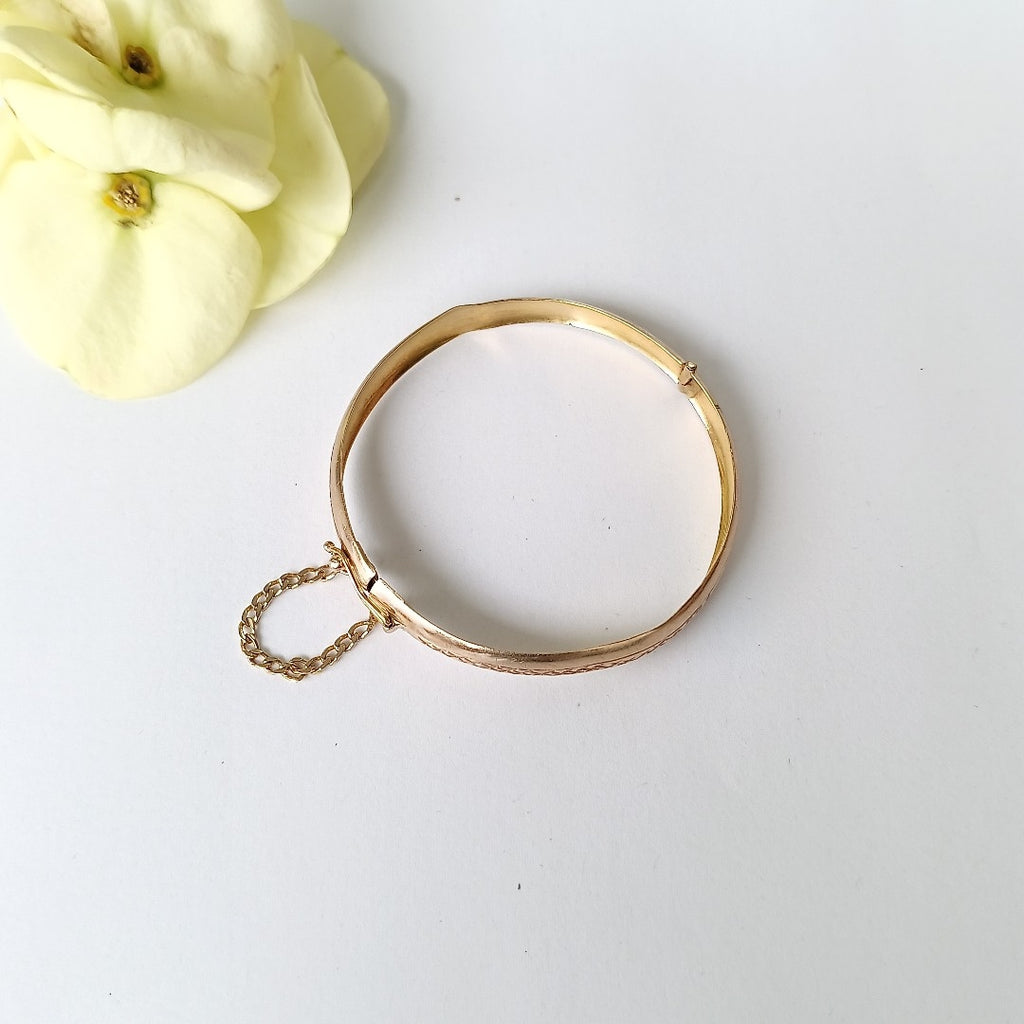 PULSERA RIGIDA ORO 8 K 4,80 GRMS (SEMINUEVO)