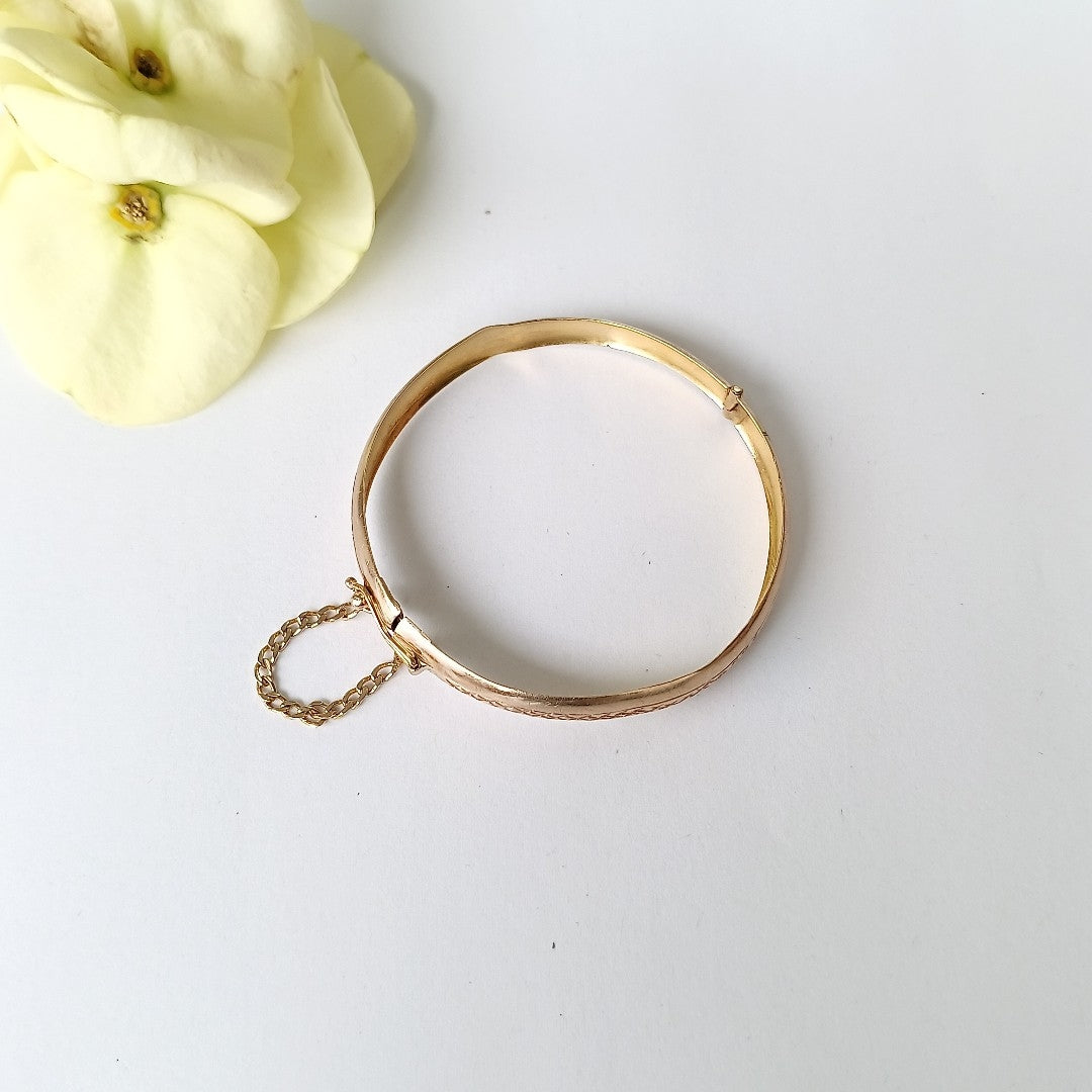 PULSERA RIGIDA ORO 8 K 4,80 GRMS (SEMINUEVO)