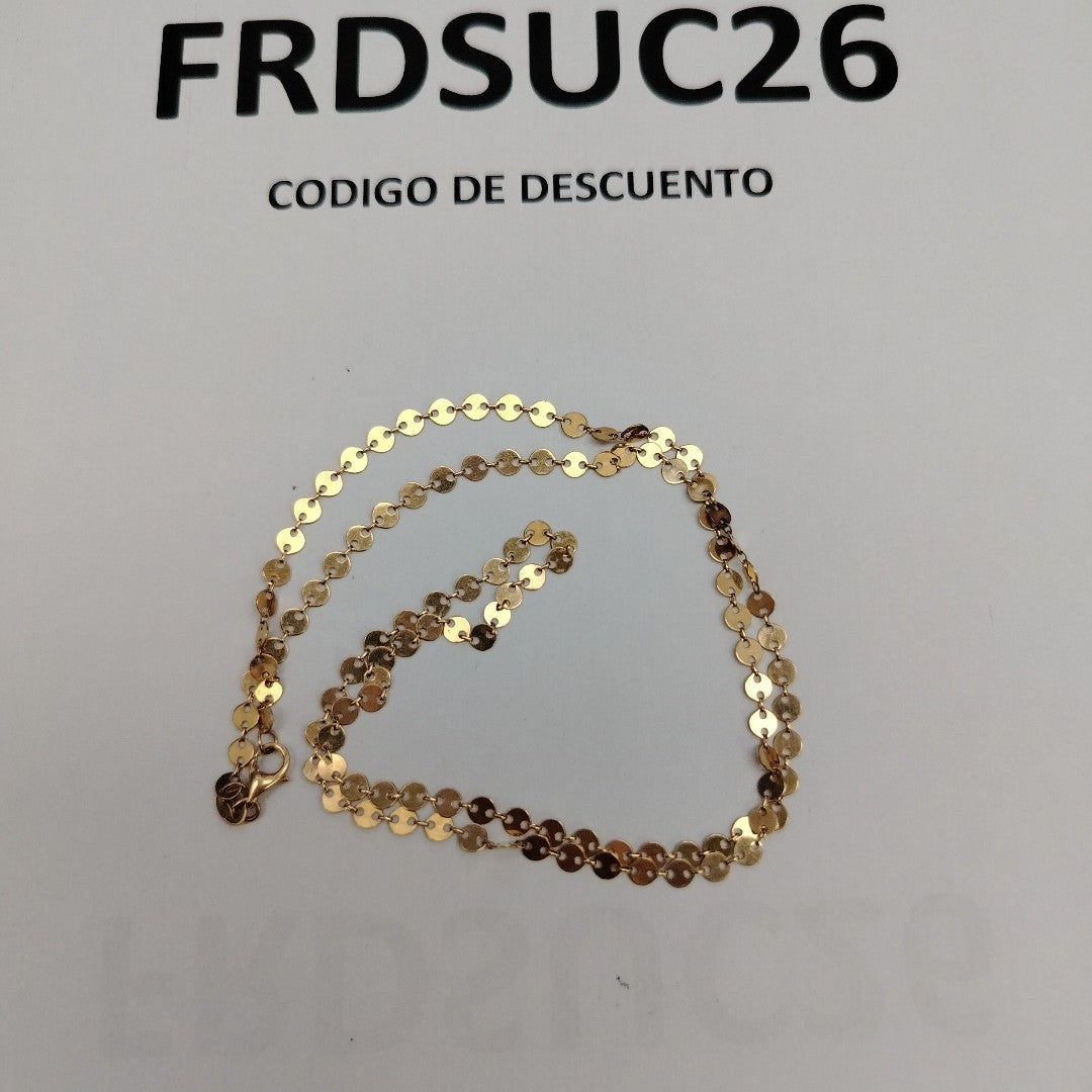 CADENA ORO 14 K 3.8 GRMS (SEMINUEVO)