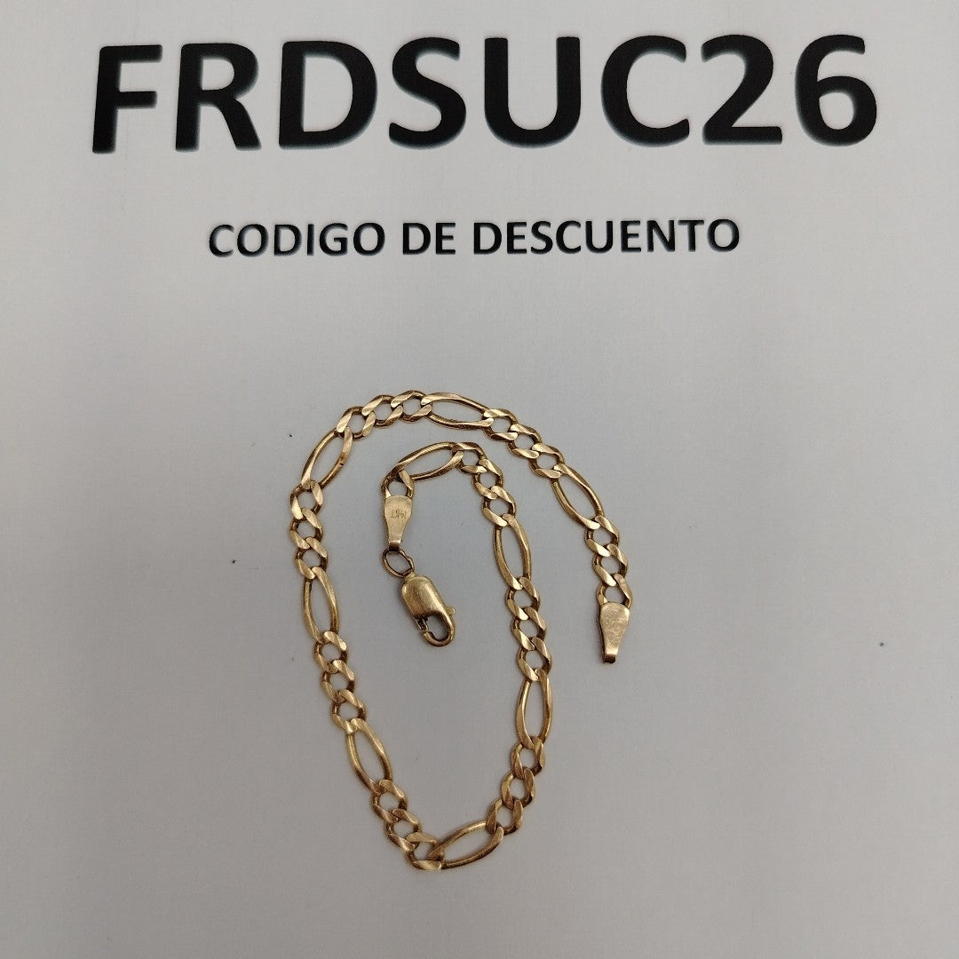 PULSERA ORO 14 K 4.2 GRMS (SEMINUEVO)