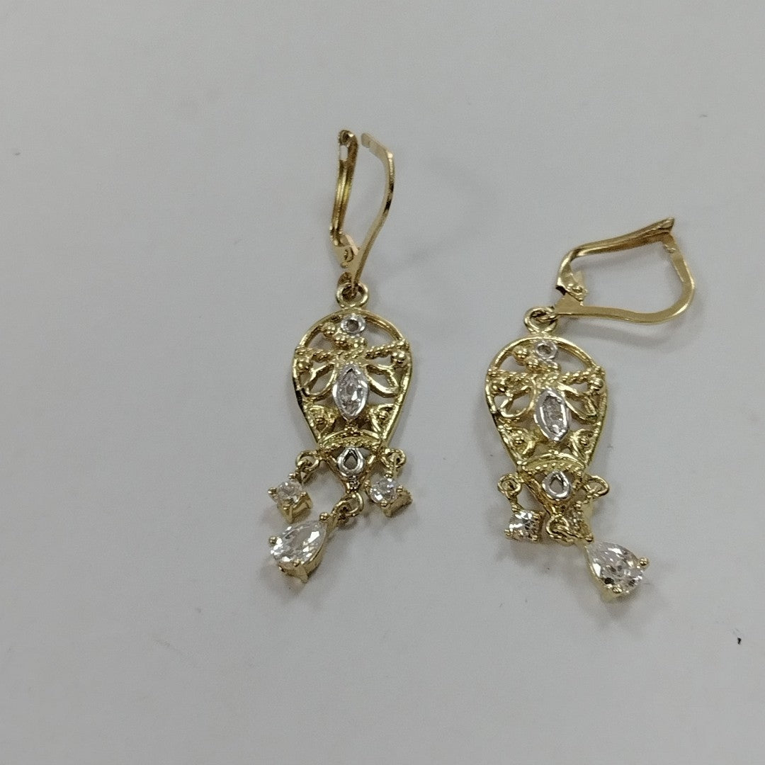 ARETES PAR ORO 14 K 6.3 GRMS (SEMINUEVO)