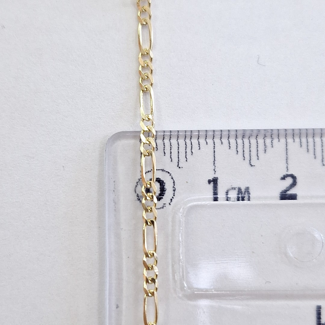 CADENAS TEJIDO 3X1 ORO 10K 55 CM 3.2 GR (NUEVO)