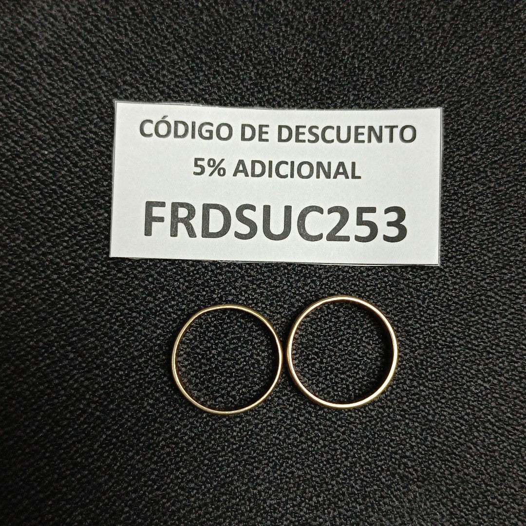 ARGOLLA ORO 10 K 4.2 GRMS (SEMINUEVO)