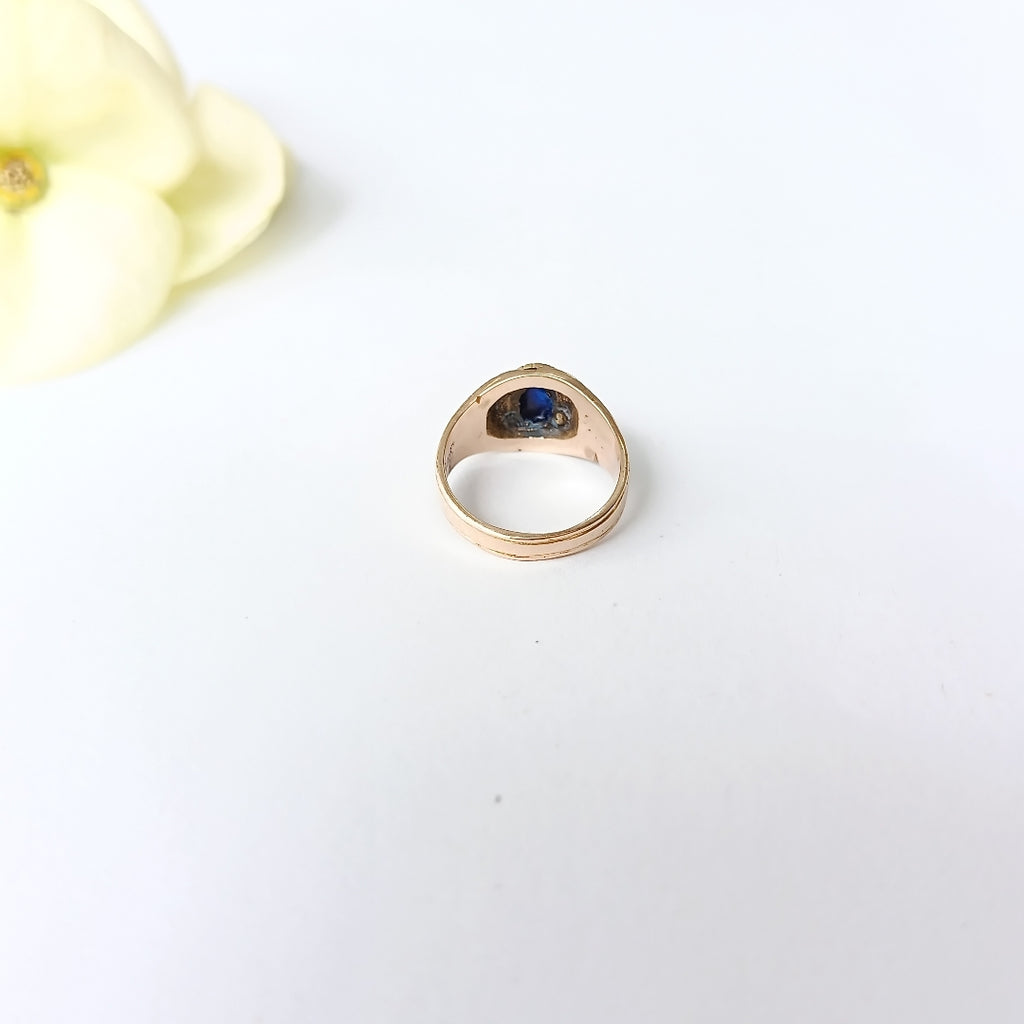 ANILLO DE GRADUACIÓN ORO 10 K 3.2 GRMS (SEMINUEVO)