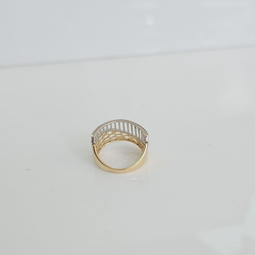 ANILLITO ORO COMBINADO 14 K 4 GRMS (SEMINUEVO)