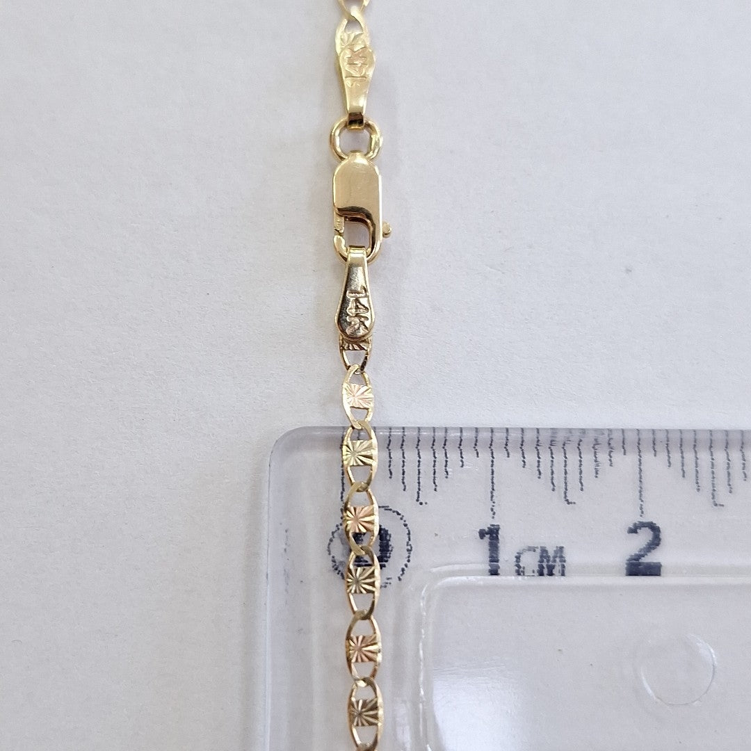 CADENA TEJIDO MARINERO 3.61GR 55 CM (NUEVO)