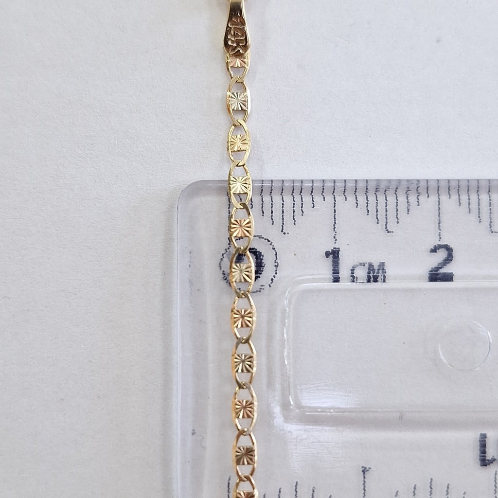 CADENA TEJIDO MARINERO 3.61GR 55 CM (NUEVO)