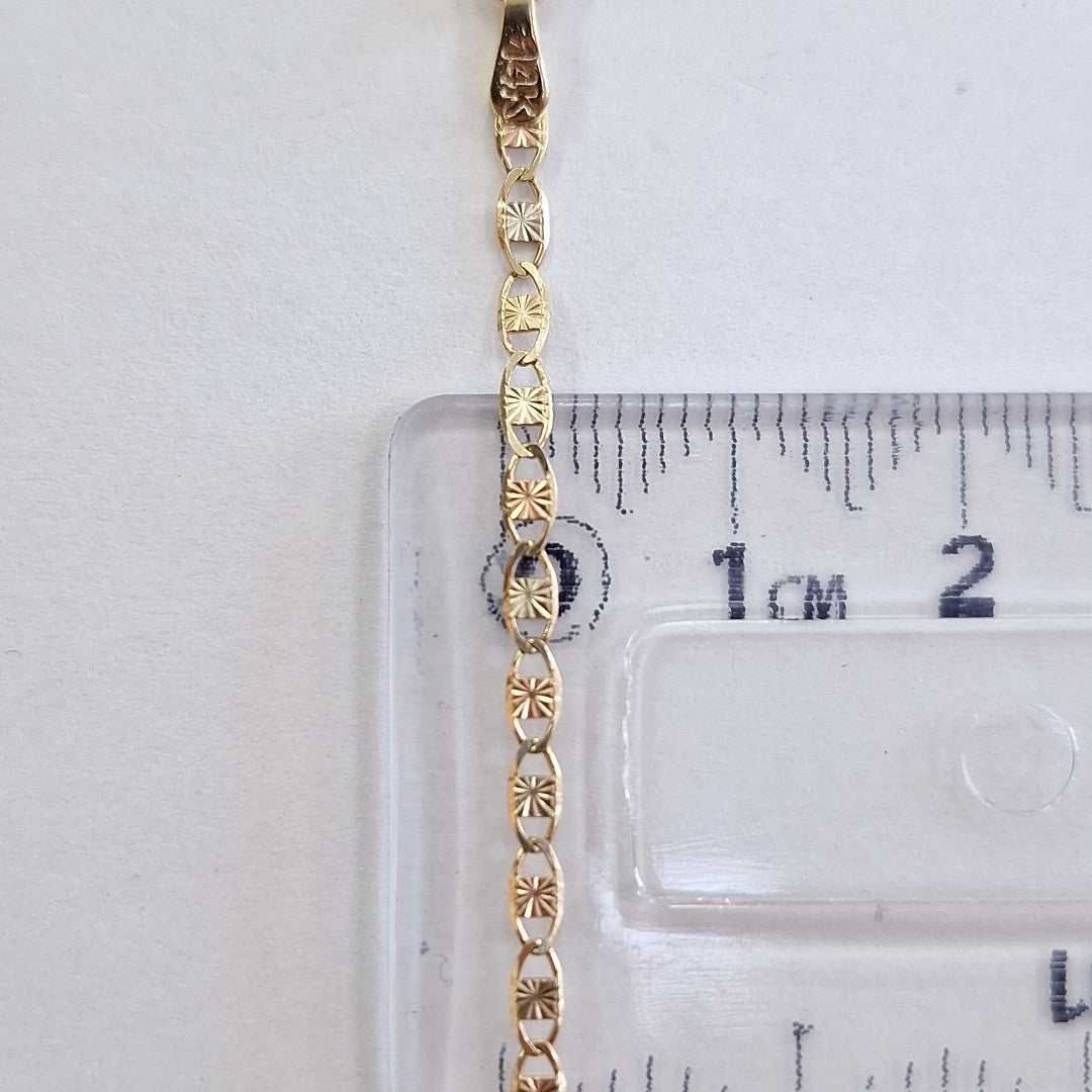 CADENA TEJIDO MARINERO 3.61GR 55 CM (NUEVO)
