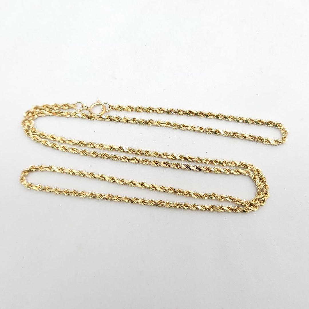 CADENA ORO 14 K 7.7 GRMS (SEMINUEVO)
