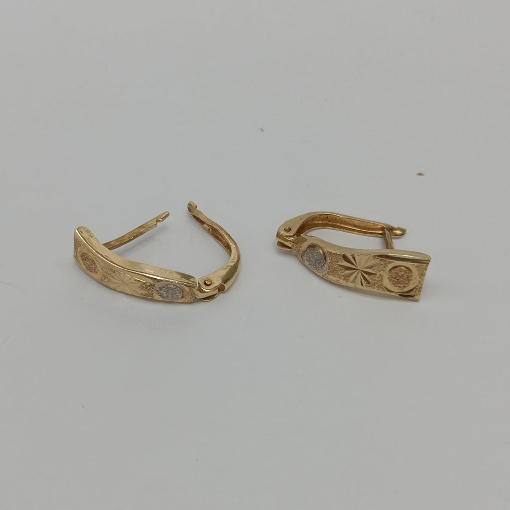 ARETES PAR ORO 14 K 1,40 GRMS (SEMINUEVO)