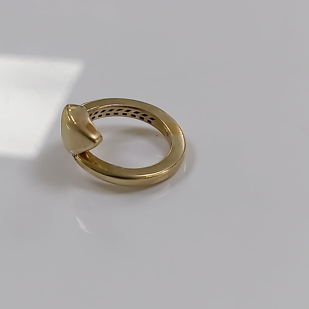 ANILLO ORO 14 K 3,80 GRMS (SEMINUEVO)