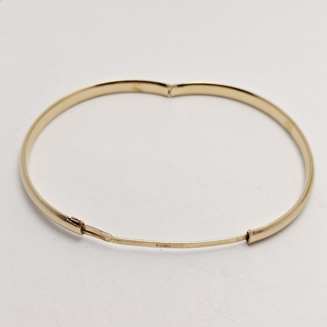 PULSERA RIGIDA ORO 14 K 5.5 GRMS (SEMINUEVO)