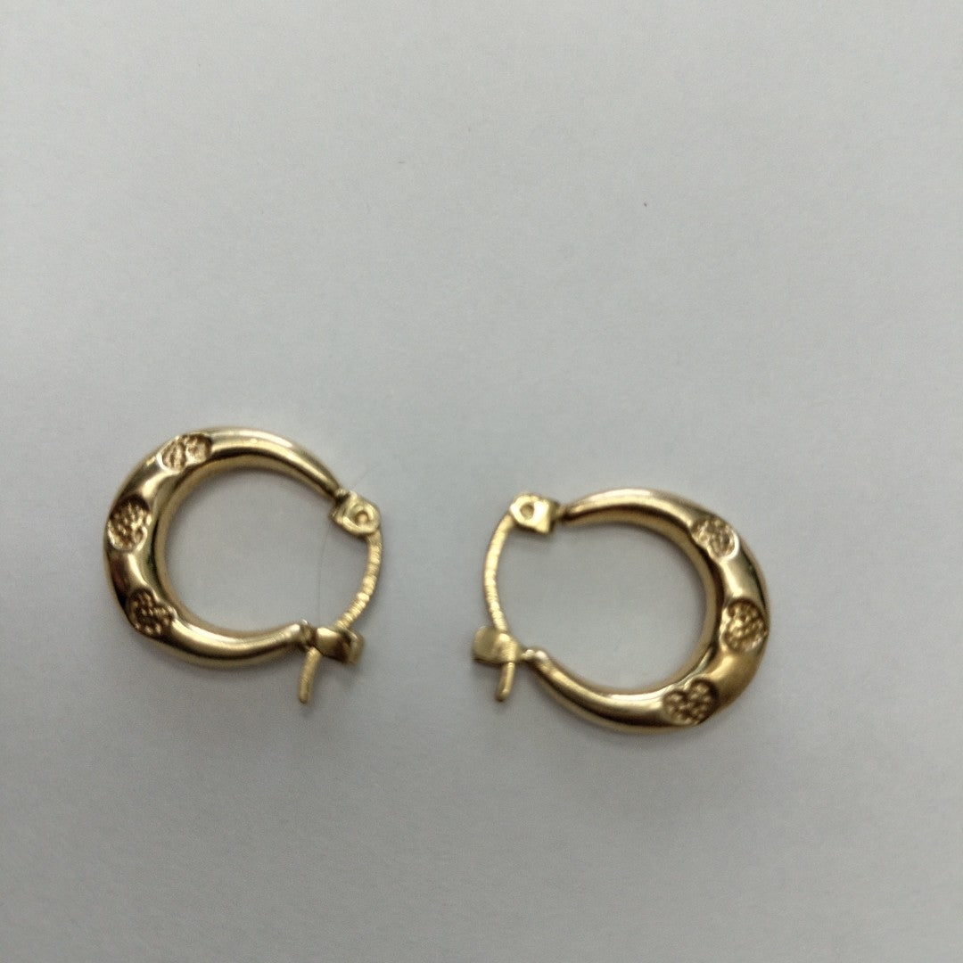 ARRACADAS PAR ORO 14 K 1.4 GRMS (SEMINUEVO)