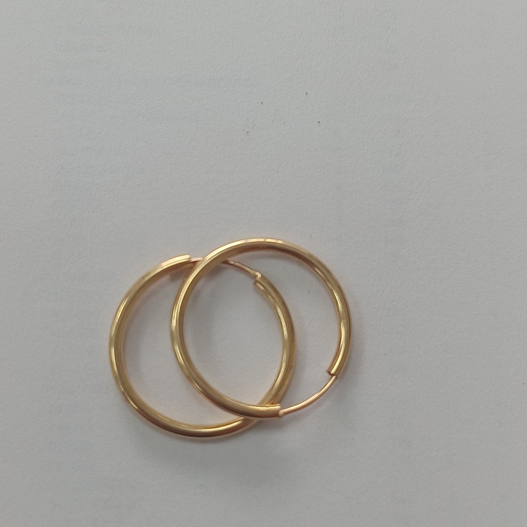 ARRACADAS PAR ORO 14 K 0.9 GRMS (SEMINUEVO)
