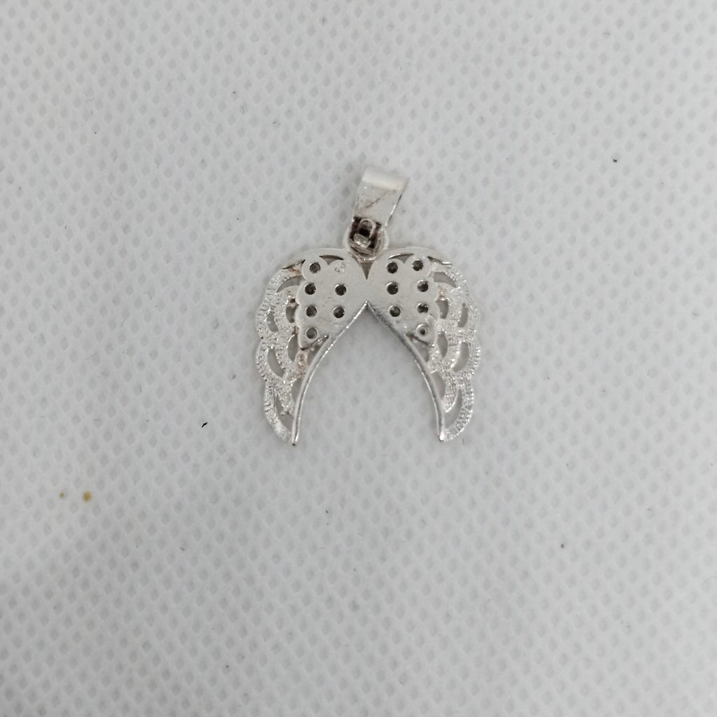 DIJE ALAS C/CIRCONIAS PLATA .925 2.4 GR (NUEVO)