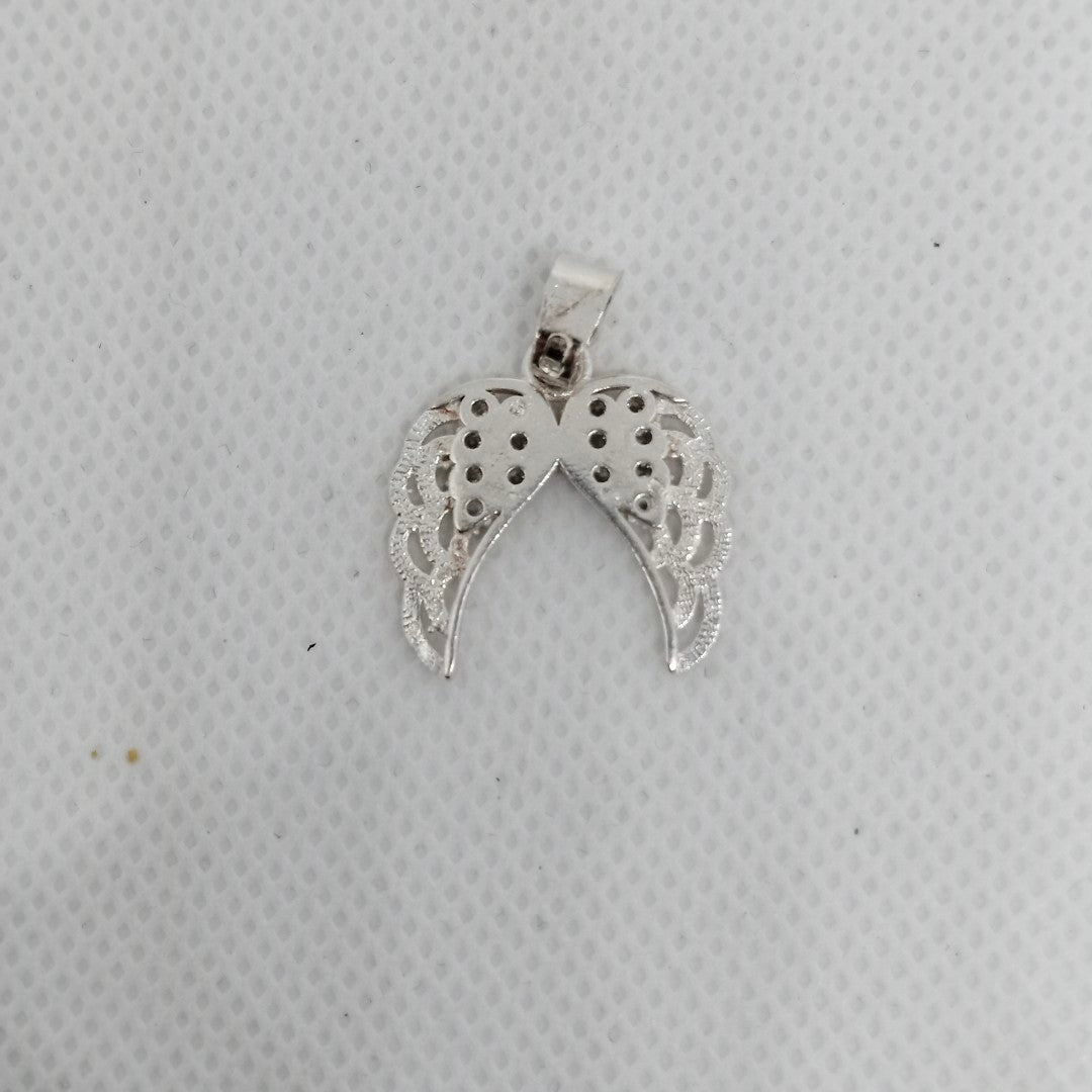 DIJE ALAS C/CIRCONIAS PLATA .925 2.4 GR (NUEVO)