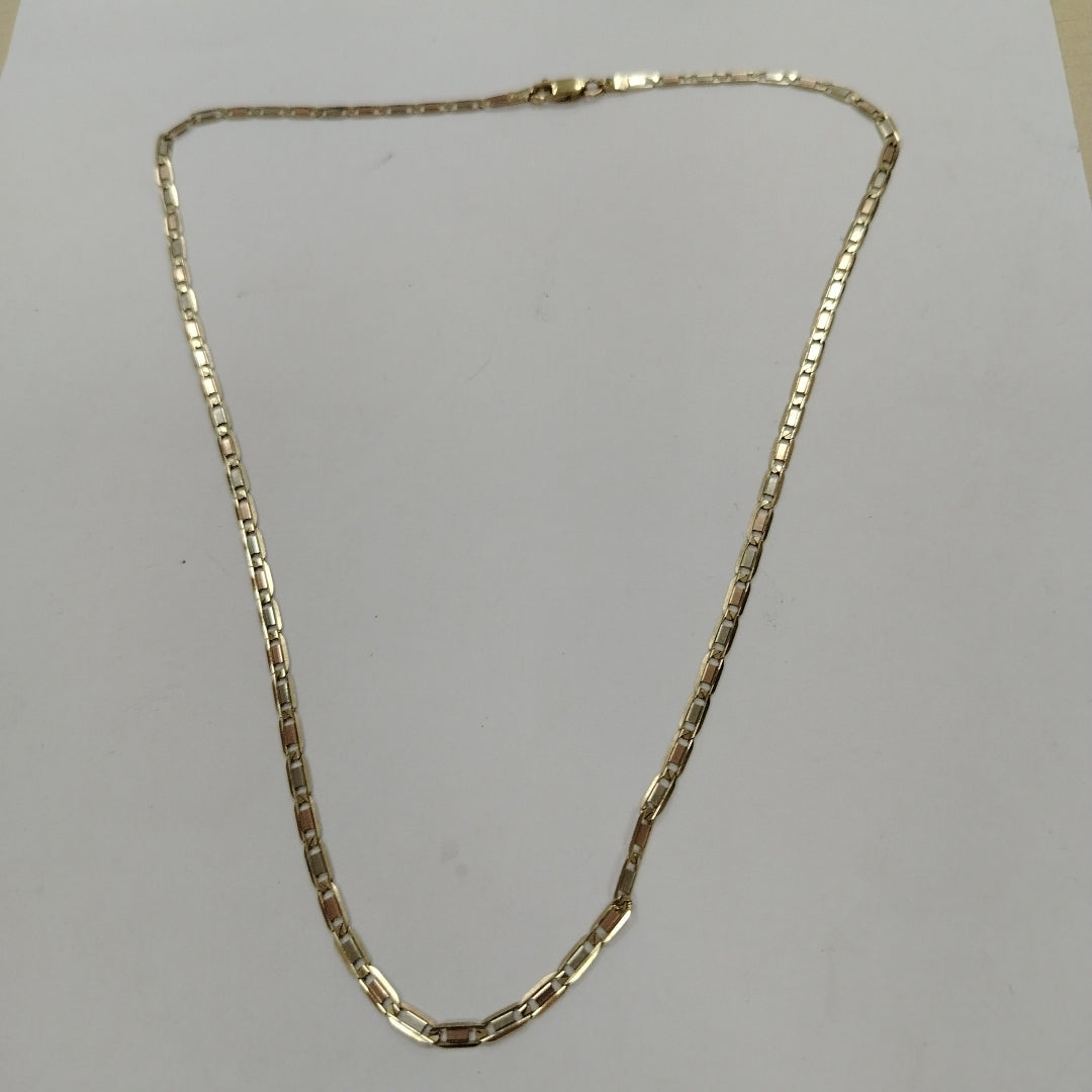 CADENA ORO, ORO COMBINADO 10 K 7.3 GRMS (SEMINUEVO)
