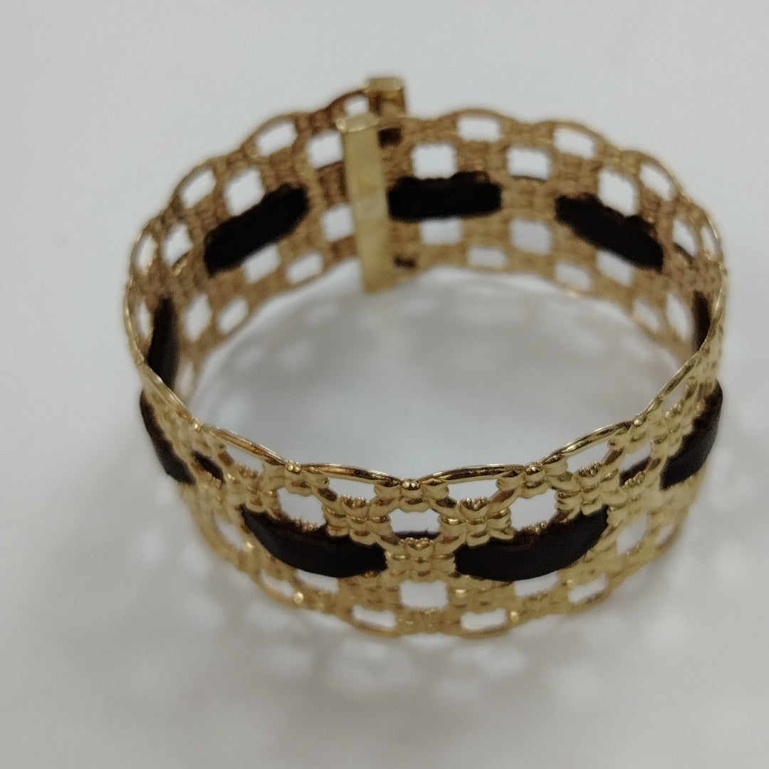 PULSERA RIGIDA ORO 14 K 18 GRMS (SEMINUEVO)