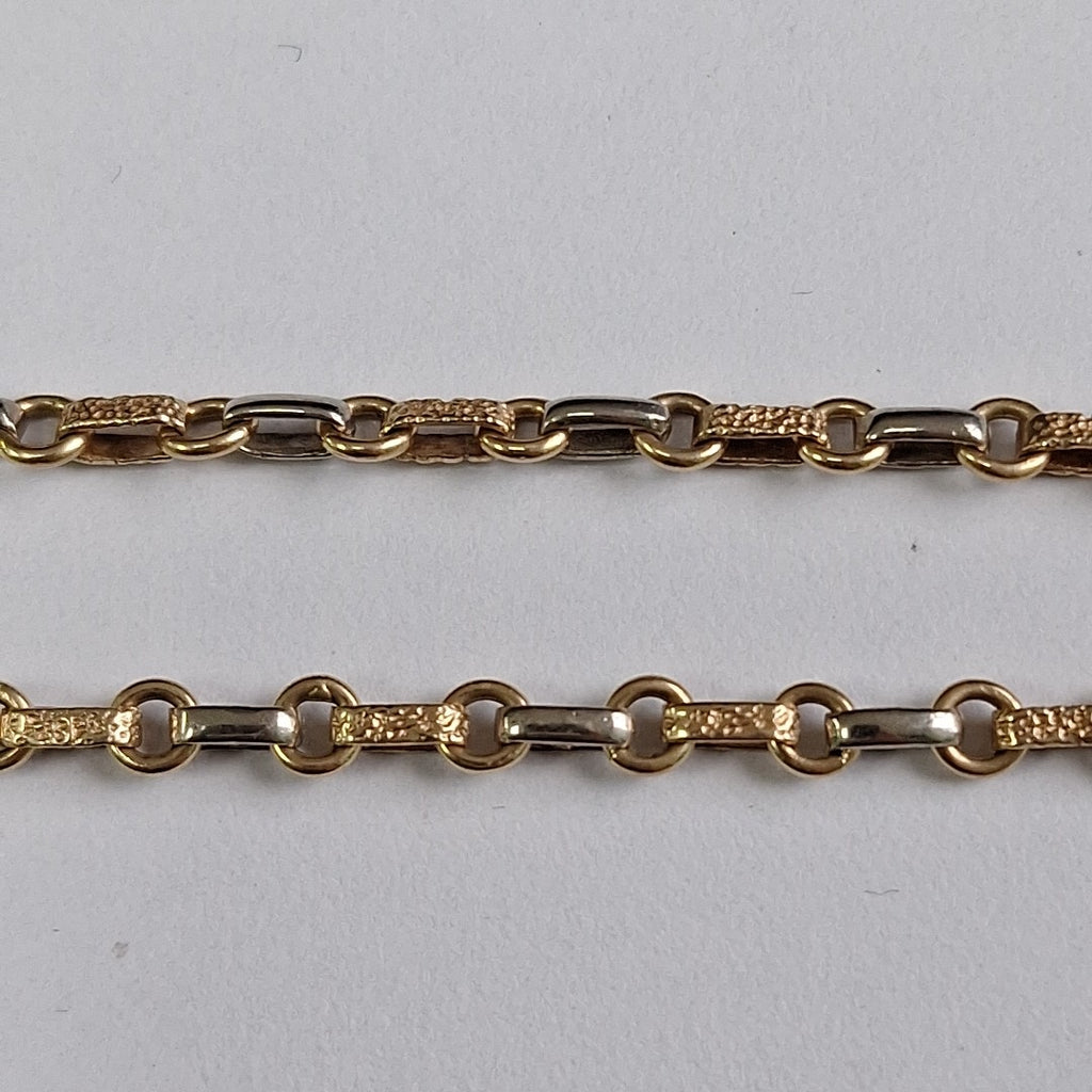 CADENA ORO COMBINADO 14 K 20.3 GRMS (SEMINUEVO)