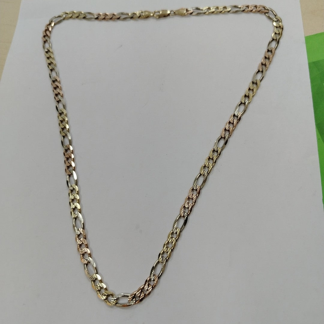 CADENA ORO, ORO COMBINADO 14 K 46.1 GRMS (SEMINUEVO)