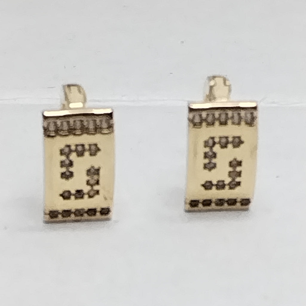 ARRACADAS PAR ORO 14 K 2.4 GRMS (SEMINUEVO)