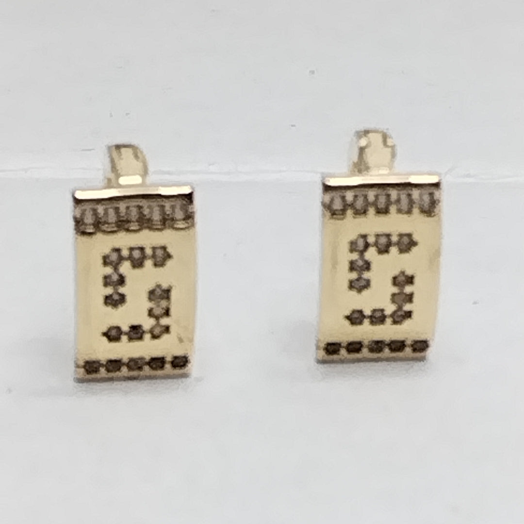 ARRACADAS PAR ORO 14 K 2.4 GRMS (SEMINUEVO)