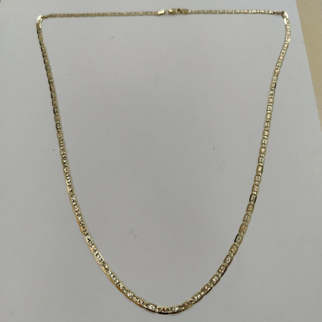CADENA ORO, ORO COMBINADO 14 K 11.6 GRMS (SEMINUEVO)
