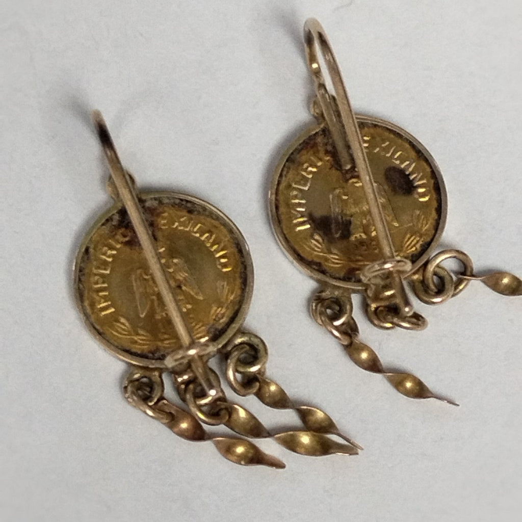 ARETES PAR ORO 14 K 2,20 GRMS (SEMINUEVO)