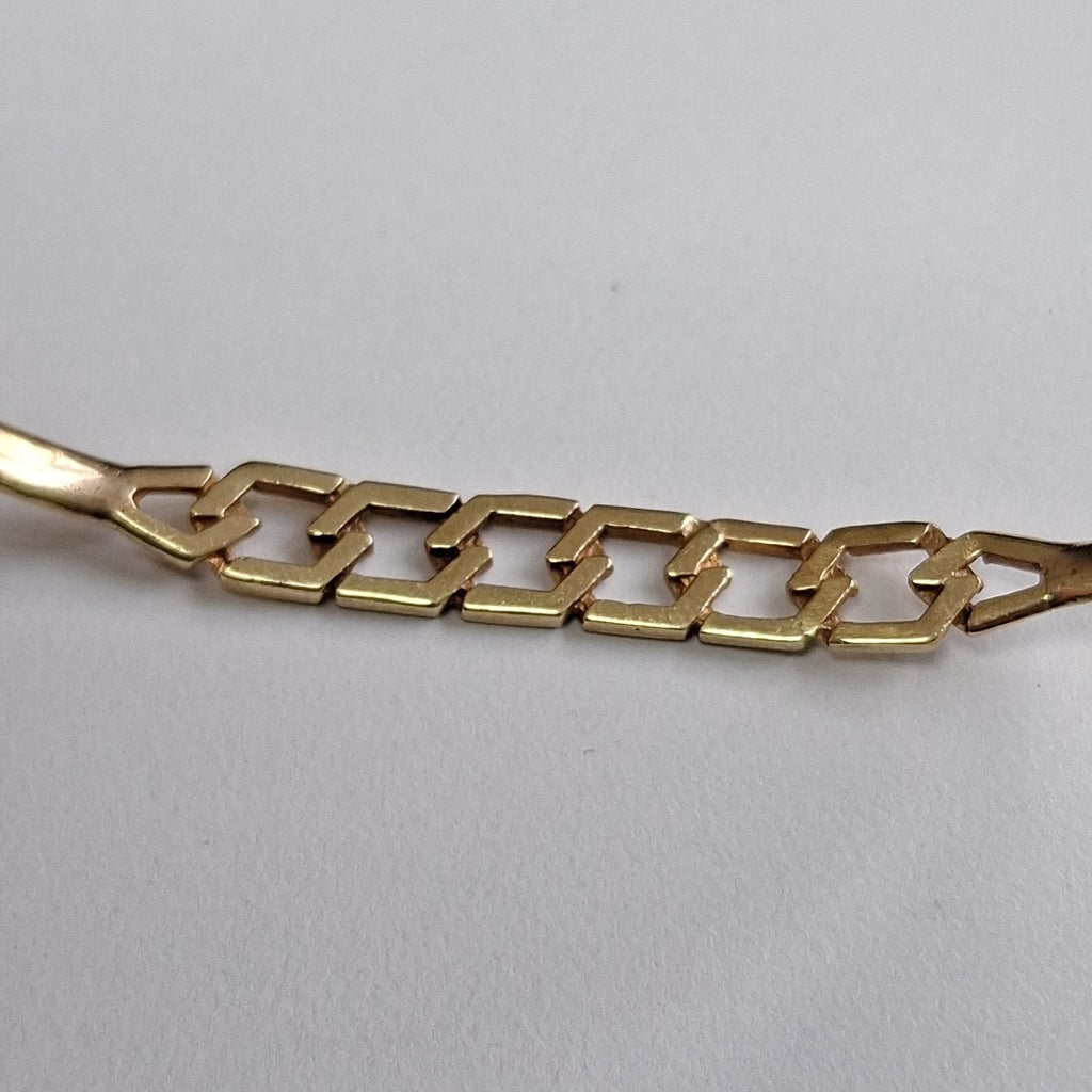 PULSERA RIGIDA ORO 14 K 6 GRMS (SEMINUEVO)