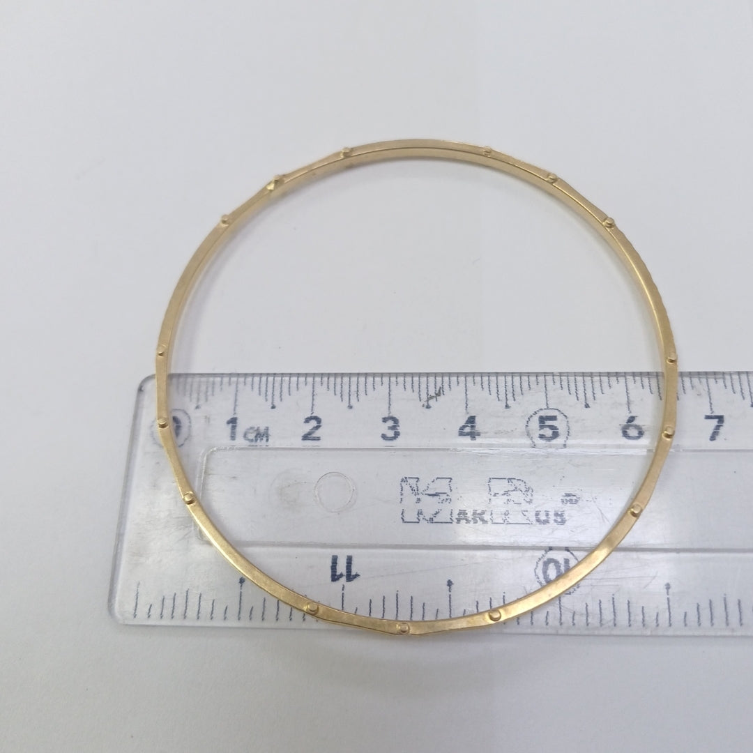 PULSERA RIGIDA ORO 18 K 9,90 GRMS (SEMINUEVO)