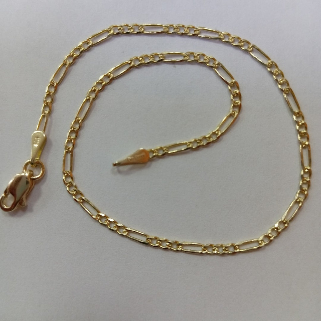 PULSERAS BARBADA ORO 14K 21 CM 1.7 GR (NUEVO)