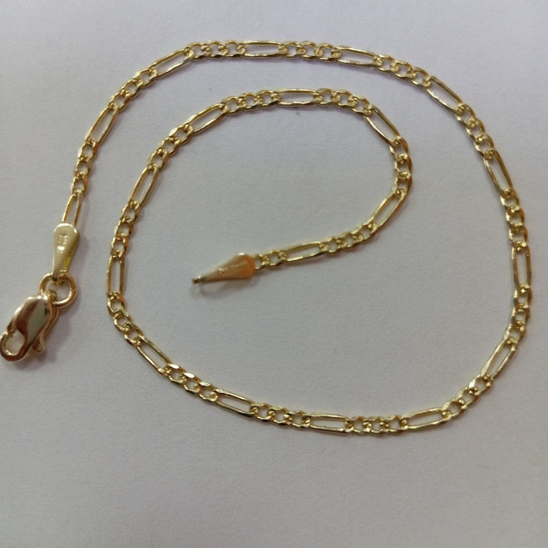 PULSERAS BARBADA ORO 14K 21 CM 1.7 GR (NUEVO)