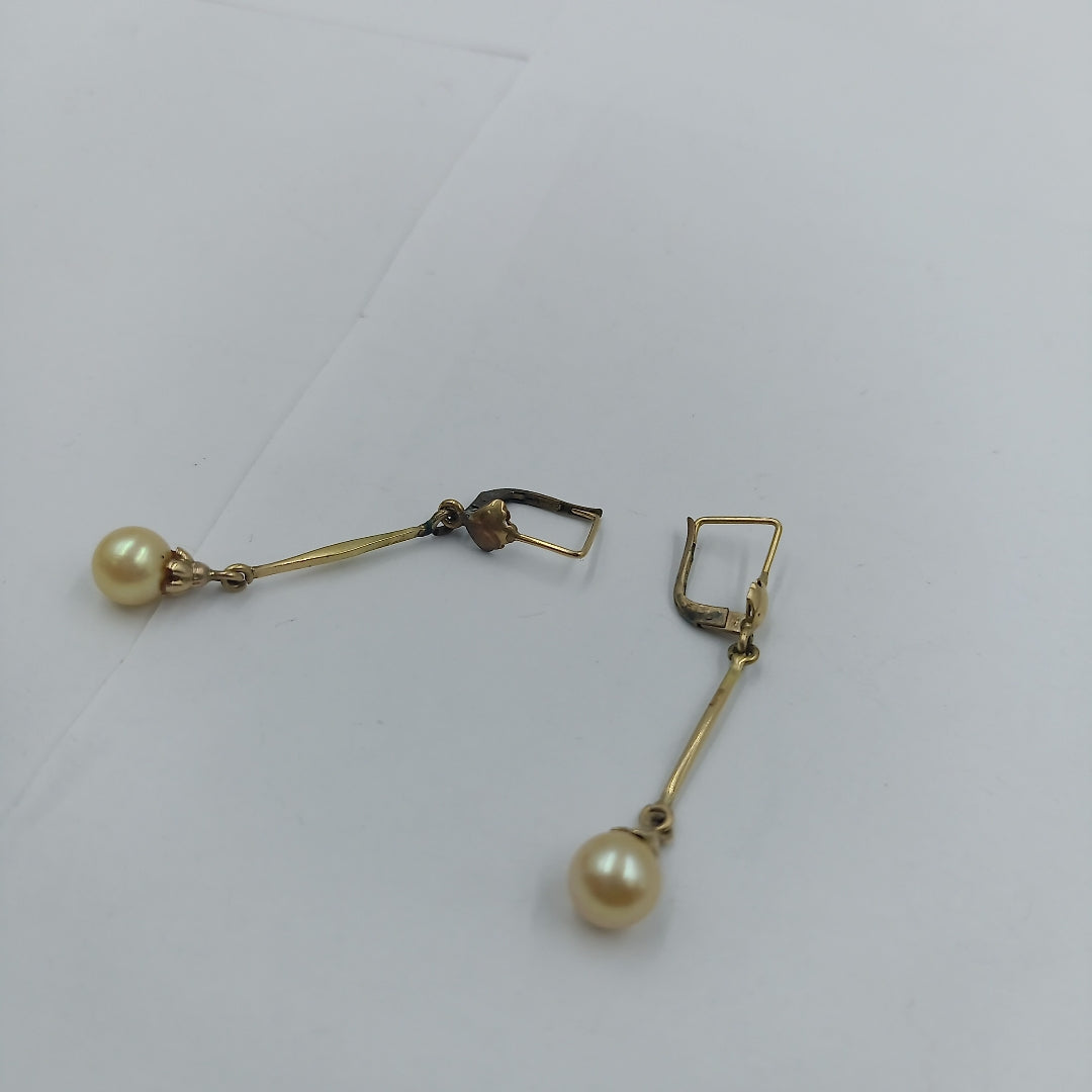 ARETES PAR ORO 10 K 2.5 GRMS (SEMINUEVO)