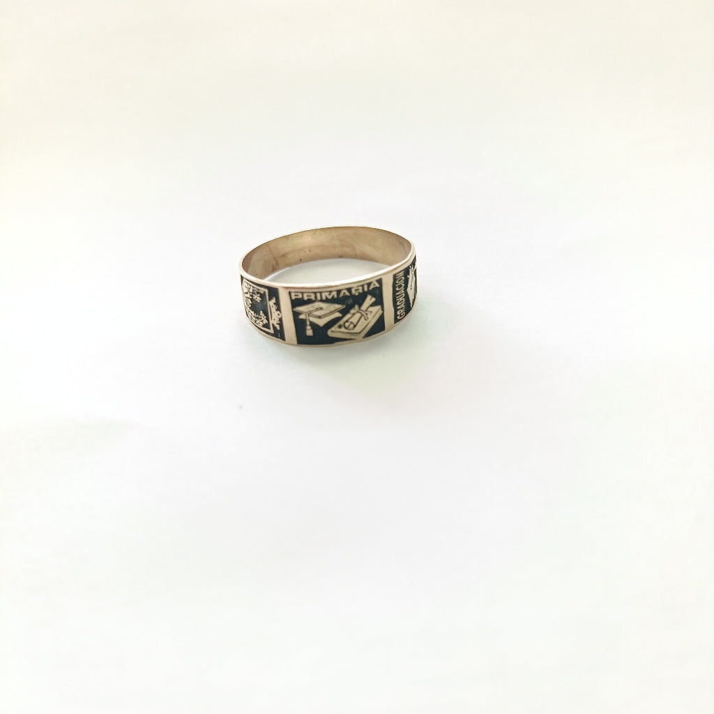 ANILLO DE GRADUACIÓN ORO 8 K 1.6 GRMS (SEMINUEVO)