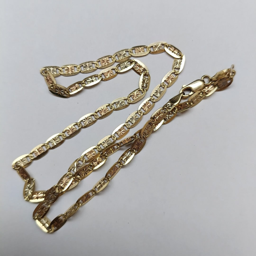 CADENA ORO COMBINADO 14 K 13,30 GRMS (SEMINUEVO)
